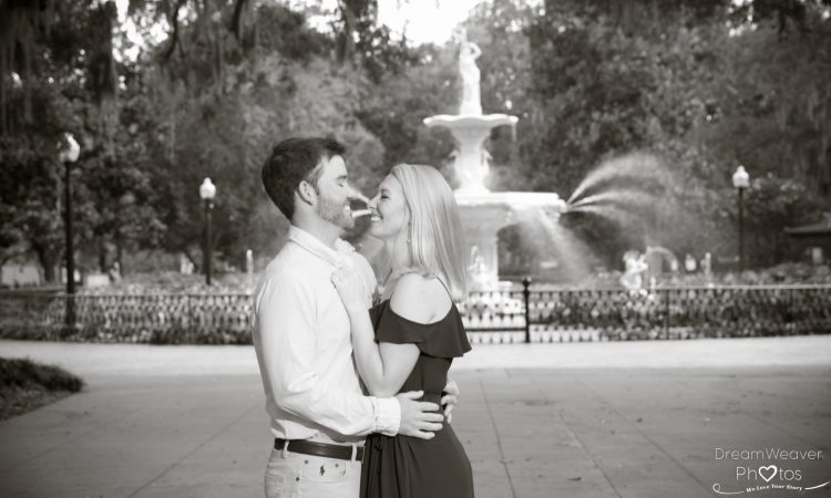 Surprise Proposal In Forsyth Park – Savannah Photographer