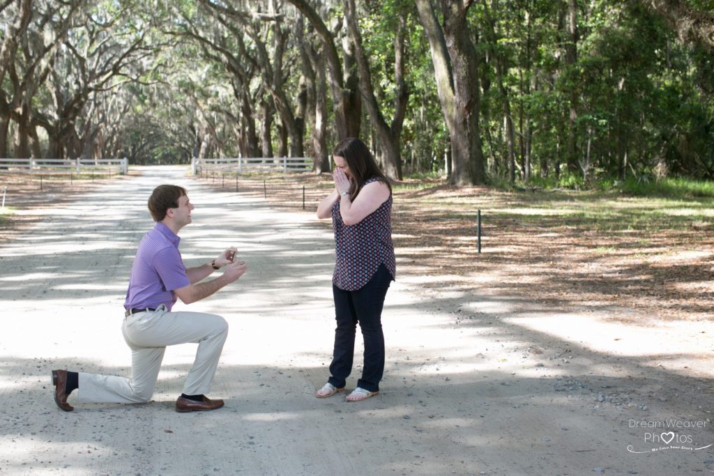 savannah photographer surprise proposal