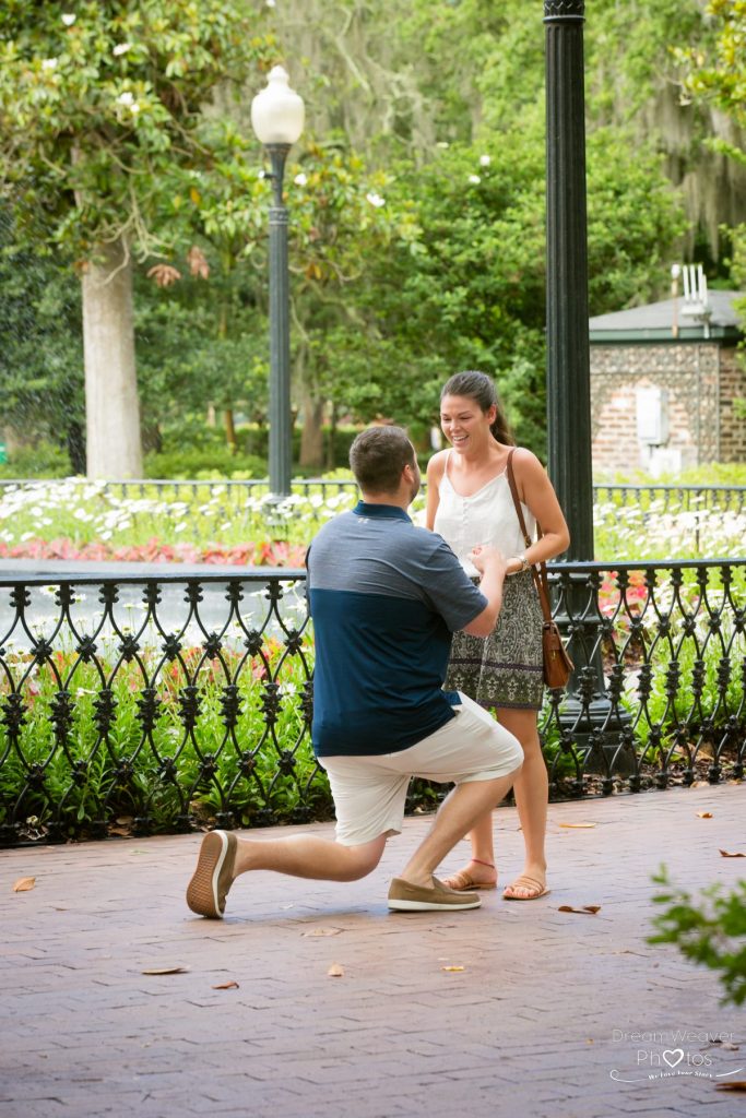 savannah photographer surprise proposal