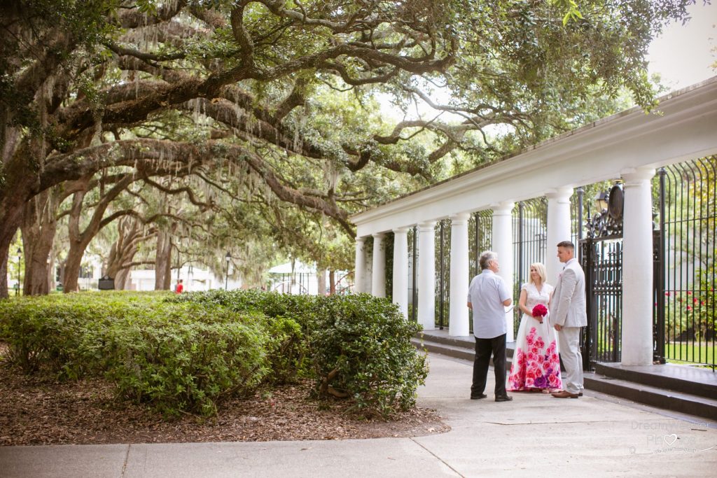 wedding at the Fragrant Garden in Savannah Ga