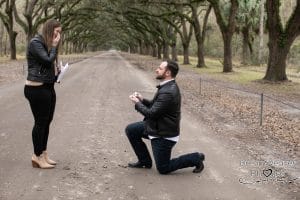 surprise proposal at wormsloe 