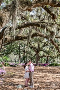 surprise proposal oak trees savannah 