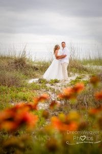 tybee wedding flowers on dunes