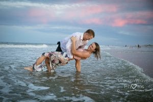 surprise proposal tybee beach 
