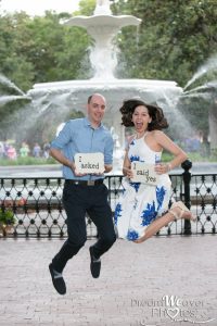 surprise proposal in Savannah 