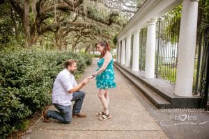 Juston and Alyssa - surprise proposal at the Fragrant Garden