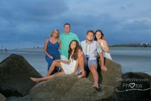 Lunn Family photos on Tybee Beach