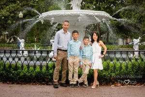 family photos at forsyth park 