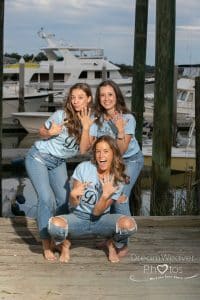 Dr photo shoot at Isle of Hope! Allie Hannah and Charity