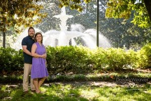 Heather and Chris - without the kids photo shoot in Forsyth Park