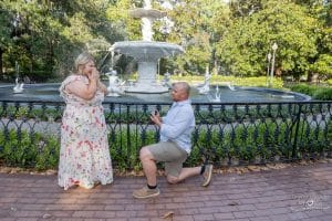 surprise proposal at forsyth park photos 