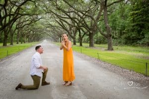 wormsloe engagement surprise proposal