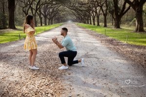 Nick and Adelyn - surprise proposal at Wormsloe