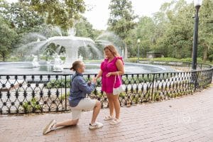 surprise proposal engagement savannah photographer 