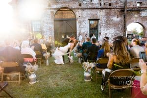 wedding photos in savannah ga at the railroad museum