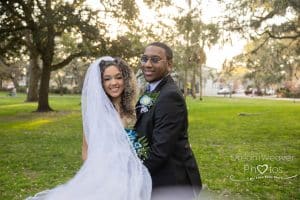 DaJour and Hope - mini elopement at Whitefield Sq and Forsyth Park