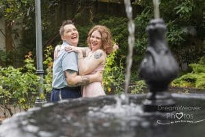 engagement at forsyth park 