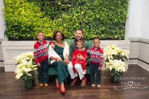 christmas family photos savannah ga baby red and green outfits - black family 