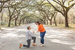 surprise proposal wormsloe isle of hope