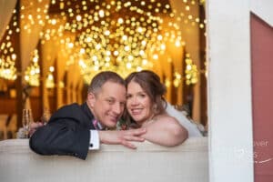 bokah lights red gate farms wedding