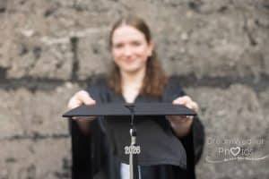 senior cap and gown savannah tybee photos 