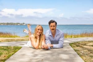 engagement photos landings savannah