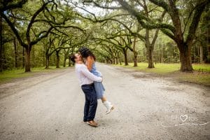 Monika and tom - Scavenger hunt and surprise proposal - Savannah and Wormsloe